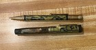 Parker Duofold Vintage Green Black Pear Fountain Pen Pencil Patent