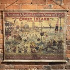 Vintage Style Circus Wall Hanging - Large Rustic Wall Feature - Canvas Art