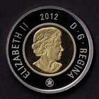 Canada 2012  2 Two Dollar Coin Toonie Queen Elizabeth Ii Proof