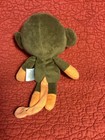 Fisher Price Snugamonkey Brown Orange Baby Plush Monkey 95778 Lovey 7 