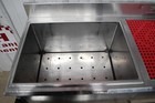Jade 36  Heavy Duty Stainless Underbar Ice Well Bin W   Drainboard Speed Rail 3 