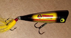 Vtg Tx Fishing Lure Padre Island Co Pico Pop Rare Hibdon Tire Promo Edition Wow 
