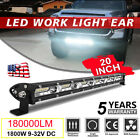 20inch Led Light Bar Spot Flood Combo  4  Pods Offroad For Jeep Truck Suv wiring