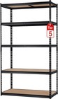 30x12x60 Garage Storage Shelves 5 Tiers 2000 Lbs Heavy Duty Metal Adjustable Uni