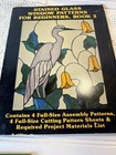 Lot Of 3 Stained Glass Pattern Design Books For Beginner  Intermediate - C1980s