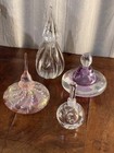 Antique Elegant Collection Of Art Glass Perfume Bottles Mid Century Assortedsize