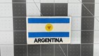 Argentina Flag Hook And Loop Embroidered Patch Badge South America Country Pride