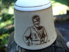 Scarce 5  Vintage Elvis Presley Image Porcelain Ceramic Ringing Hand Bell Japan