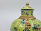Collection Chinese Famille Verte Gilt Carved Porcelain Jar With Lid   marked   