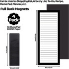4pack Magnetic Notepad Fridge Tear-off Grocery Shopping List Pad Pen Holder Memo