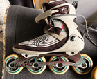 K2 Alexis 84 Pro Women s Roller Blade Pink  white Size 8 Max Wheel Breast Cancer