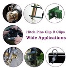 80 Pcs Stainless Steel Hitch Pin Clip R Retaining Pins Assortment Kit For Trucks