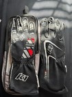 K1 Racegear Track 1 Racing Gloves Black   Storage Bag Like New