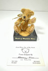 World Of Miniature Bears Mohair  740g Jonathan By Stacey Pio With Box And Cert
