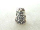 Lovely Vintage Taxco Mexico 925 Sterling Silver Sewing Thimble