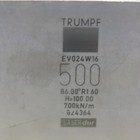 Trumpf 8243364 Ev024w16 Brake Press Die 86   500mm Wide R1 60 H 100mm Laser Dur