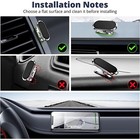 2-pack Magnetic Car Dashboard Mount Holder Stand For Phone Samsung Galaxy Iphone