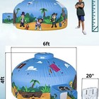 Inflatable Tent For Kids Sets Up   Stores Away In Seconds   fan Not Included 