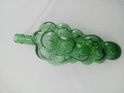 Vintage Original 12  Grape Cluster Glass Green Wine Bottle Empty Beautiful Decor