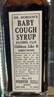 Antique Dr  Hobson   s Baby Cough Syrup    children Like It    Nos Sealed Bottle