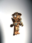 Colombia  Tairona Culture  800-1500 Ad   High Gold Tumbaga  Shaman mushrooms