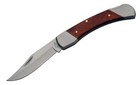 Folding Pocket Knife   5  Closed Stainless Steel Blade Wood Handle Lockback Edc
