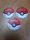3 Pokemon Flix Discs 2000 Cracker Jack Heracross Gligar Hoppip Mint
