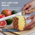 Mezzo Serrated Bread Knife For Homemade Bread High Carbon Steel Sourdough Kni   