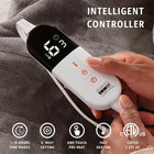 California King Electric Blanket With Dual Controls  Large Fleece Heated Blanket