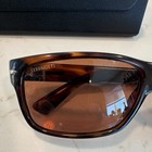 Serengeti Rectangle Sunglasses Tortoise Shell Brown Frame Brown Mirrored