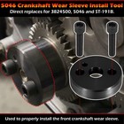 5046 Crankshaft Wear Sleeve Install Tool   1338 Front Cover One Size  Black 