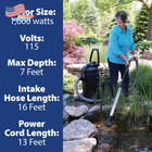 Clearvac Pond Vacuum Powerful Motor Quickly Removes Sludge   Debris Free Ship Us