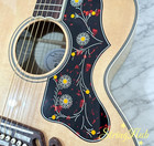 Us J200 Style Acoustic Guitar Solid Spruce Top Flamed Maple Back With Eq