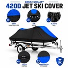 Jet Ski Cover For Yamaha Waverunner Xlt 1200 Xl 800 Xlt 800 2001-2005 Black-blue