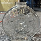 Vintage Anchor Hocking Disney Mickey   Minney Mouse Clear Glass Coin Piggy Bank