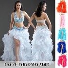 Women Belly Dance Costume Dress Cloth Bellydancing Skirt Stage Performance