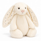White Bunny Plush Toy Floppy Ear Soft Stuffed Rabbit Doll Star Ear Gift
