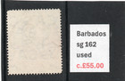 Barbados Ev11 1907 Nelson 2 1 2d Black   Bright Blue Sg 162 Used