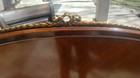 French Country Art Nouveau Headboard   Footboard  Hand Carved   Touched W Gold