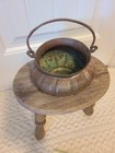 Vintage Hammered Copper Pot With Handle