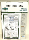 Petsafe  Plastic Pet Door Flap Opening Small Cat   Dog Wall Mount Up 15 Lbs New