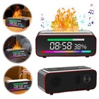 Colorful Flame Humidifier Versatile Oil Diffuser With Bluetooth Speaker 