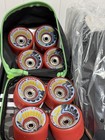 Vnla Freestyle Black Roller Skates Boots W  Wheels Set   Box Size M10 l11