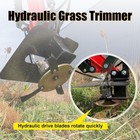 Hydraulic Grass Cutter Mower Attachment For 1-1 5ton Mini Excavator Attachment