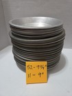 Mixed Lot Of 63 Vintage Silver Tin Pie Pans Used 9-9    Bakery Fund Raiser Church