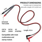 Tl175e Test Lead Set Fits For Fluke Multimeter Test Leads With Removable