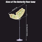 2pcs Light Wedding Butterfly White Floor Lamp Christmas Deco Ceiling Lamp Props
