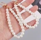 Faux Pearl Chain Strap Mini Handbag Bag Charm Keychain Airpod Phone Chain Charm