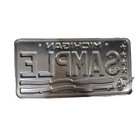 Vintage Michigan 1976 Sample License Plate