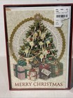 Punch Studio Boxed Christmas 22 Holiday Cards Tree With Presents Embellished
